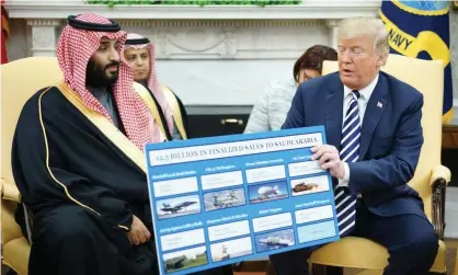  ??  ?? Arms sales to Saudi Arabia and UAE have been criticised Photograph: Mandel Ngan/AFP/Getty Images