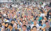  ?? AFP ?? Samesex activists celebrate in Taipei on Wednesday.