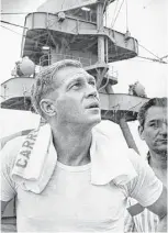  ?? Houston Chronicle file ?? In 1966, actor Steve McQueen came to Houston to film scenes for “The Sand Pebbles” aboard the USS Texas.