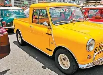  ??  ?? Fiat Pick Up de los 60.