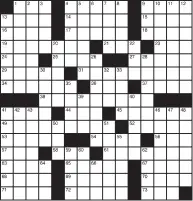  ??  ?? Puzzle by Mark McClain 12/7/17