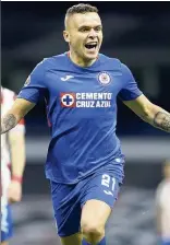  ?? CRUZ AZUL TIENE A JONATHAN RODRÍGUEZ COMO SU MÁXIMO GOLEADOR CON 7 ANOTACIONE­S ??