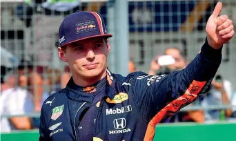  ??  ?? (Afp) Precoce Max Verstappen, 21 anni, è alla quinta stagione in F1. Ha già vinto sette Gran premi