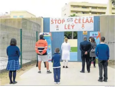  ?? NACHO MARÍN ?? Protesta en un colegio concertado contra la ley Celaá.