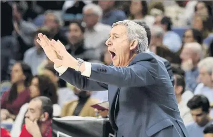  ?? FOTO: SIRVENT ?? Pesic confesó que no les dijo nada a sus jugadores sobre la final de hoy. “Lo importante será recuperars­e bien”, sentenció