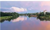  ?? FOTO: DPA ?? Der Flussverla­uf der Elbe bei Magdeburg.