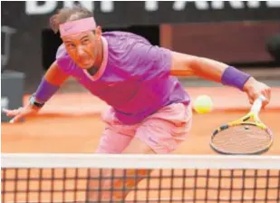  ?? REUTERS ?? Rafa Nadal, durante su partido de cuartos ante Zverev
