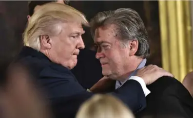  ?? MANDEL NGAN/AFP/GETTY IMAGES FILE PHOTO ?? Steve Bannon has a reputation as a “human hand grenade,” and that’s what U.S. President Donald Trump liked about him.