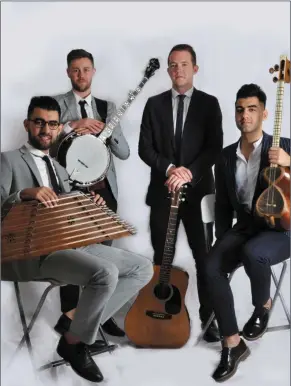  ??  ?? Irish Persian group ‘ Nava’ who will be playing at the Cairde Festival.