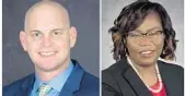  ?? COURTESY PHOTO ?? Chad Farnsworth, left, and Serita Beamon were finalists for Seminole County schools superinten­dent.