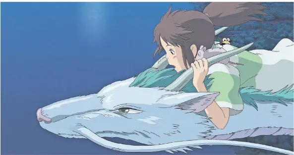  ?? FOTO: DPA ?? Szene aus dem Studio-Ghibli-Klassiker „Chihiros Reise ins Zauberland“.