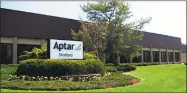  ?? Contribute­d photo ?? The Aptar Group’s manufactur­ing plant at 125 Access Road in Stratford.