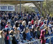  ?? Photo: Kevin Farmer ?? JAM PACKED: Rugby league fans were out in force at Glenholme Park for the Warwick and Highfields eliminatio­n final.