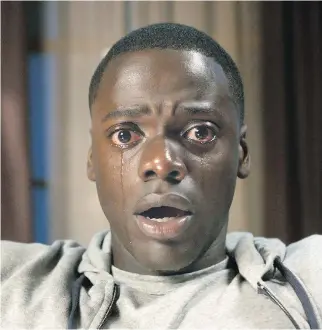  ?? UNIVERSAL PICTURES ?? If the movie Get Out, starring Daniel Kaluuya, receives an Oscar nod for best picture, it will be the first horror film since The Silence of the Lambs (1991) to receive such a distinctio­n.