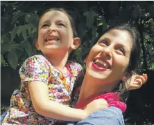  ?? AFP ?? Nazanin Zaghari-Ratcliffe and daughter Gabriella in Iran. The UK says the resolution of her case is a priority