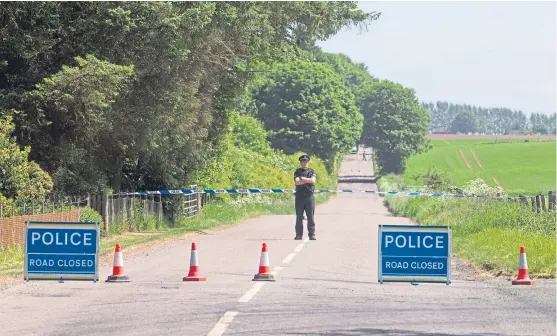  ??  ?? Police want to trace the occupants of a black Range Rover-type car parked on a driveway half a mile west of Kinnordy Park.