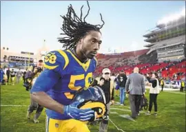  ?? Wally Skalij Los Angeles Times By Gary Klein ?? IN THREE SEASONS, inside linebacker Cory Littleton has developed into one of the most productive players for the Rams. He made the Pro Bowl last season.