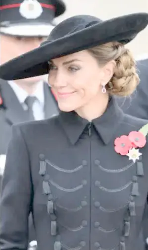 Why Princess Kate wore rubies for Armistice Day - PressReader