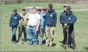  ?? Photo submitted ?? Pictured are members of the Boy Scouts who helped plant trees.