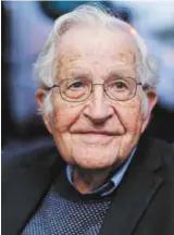  ?? HEULER ANDREY AGENCE FRANCE-PRESSE ?? Noam Chomsky