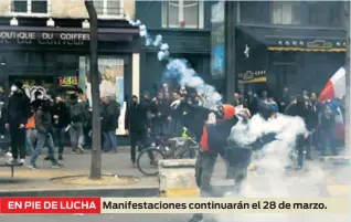  ?? ?? EN PIE DE LUCHA
Manifestac­iones continuará­n el 28 de marzo.