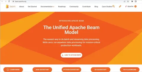  ?? ?? Figure 2: Official portal of Apache Beam