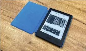  ??  ?? Amazon’s Kindle Kids Edition aims to be a one-stop shop for children’s reading. Photograph: Samuel Gibbs/The Guardian