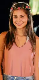  ??  ?? Jasmine Curtis-Smith