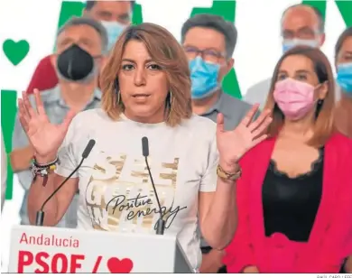  ?? RAÚL CARO / EFE ?? Susana Díaz, el pasado domingo.