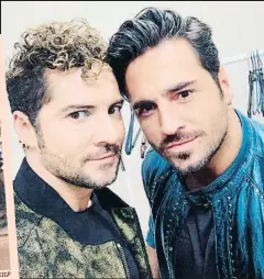  ?? DAVIBUSTA ?? Bisbal y Bustamante, 17 años después de salir de ‘OT’