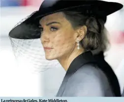  ?? Tom Jenkins / Reuters ?? La princesa de Gales, Kate Middleton.