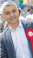  ?? FOTO: AFP ?? Labour- Kandidat Sadiq Khan musste in London mit religiösen Vorurteile­n kämpfen.