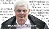  ?? ?? MANAGER Eamon Butterly