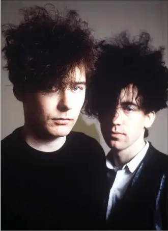  ?? ?? Left: Brickwork authors Kirstin Innes and David Bratchpiec­e; The Jesus and Mary Chain