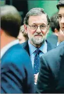  ?? OLIVIER HOSLET / EFE ?? Mariano Rajoy