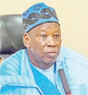  ?? ?? APC National Chairman, Abdullahi Ganduje