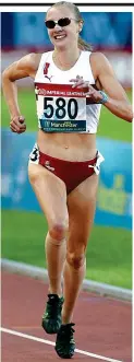  ??  ?? Golden memory: Paula Radcliffe wins the 5,000m in Manchester in 2002