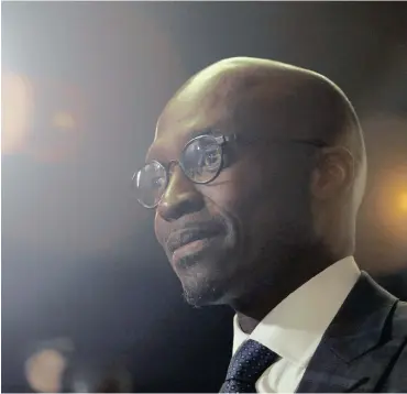  ?? PHOTO: REUTERS ?? Finance Minister Malusi Gigaba is getting ready to deliver his maiden Medium-Term Budget Policy Statement. Gigaba has in the past tried to reassure the business and investor communitie­s that there would be no change in the country’s fiscal policy.