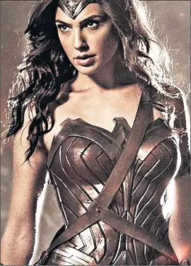  ??  ?? Israeli actress Gal Gadot recently unveiled as the new Wonder Woman