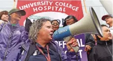  ?? FOTO: DPA ?? Englands Gesundheit­ssystem ist krank, klagen Kritiker. Proteste gab es schon öfter, wie hier bei einem Streik des Klinik-Personals in London.