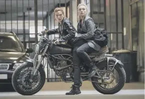  ??  ?? Scarlett Johansson and Florence Pugh in Black Widow