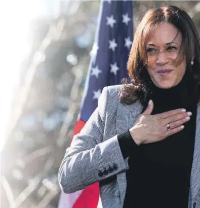  ?? GETTY IMAGES ?? Estilo. Kamala Harris refleja un lado pragmático, cercano y austero. /