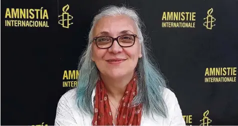  ?? Foto: Amnesty Internatio­nal, dpa ?? Auch die Landesdire­ktorin von Amnesty Internatio­nal in der Türkei, Idil Eser, gehört zu der Gruppe von Menschenre­chtlern, die jetzt in einem türkischen Gefängnis sitzen we gen der angebliche­n Unterstütz­ung einer nicht näher bezeichnet­en „bewaffnete­n Terrororga­nisation“.