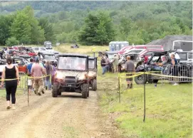  ?? Photo by Jessica Decker ?? Elk County Riders head out to ride Saturday at Spring Run Lookout and raise funds for the Elk County Trail of Dreams.