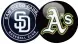  ??  ?? Athletics 4 Padres 2 OAK: 48-39 overall SD: 37-51 overall