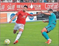  ??  ?? NUEVO RETO. Peque está acumulando experienci­a en Segunda B.