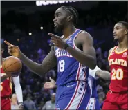  ?? MATT SLOCUM — THE ASSOCIATED PRESS ?? Philadelph­ia 76ers guard Shake Milton has filled in admirably while the team deals with a rash of injuries.