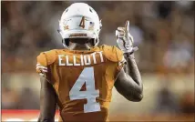  ?? NICK WAGNER / AMERICAN-STATESMAN ?? Texas defensive back DeShon Elliott needed to show he had sufficient speed to play in the NFL.