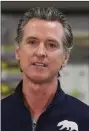  ??  ?? California Gov. Gavin Newsom