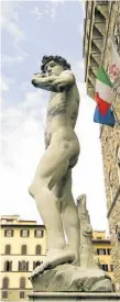  ?? Picture: THINKSTOCK ?? MASTER: A copy of Michelange­lo's ‘David’ at the Palazzo Vecchio in Florence